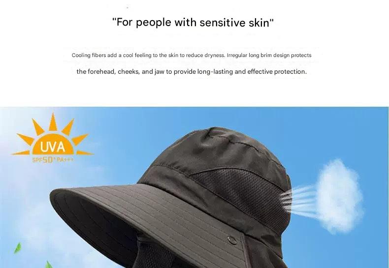 Stylish fisherman's cap with waterproof features image