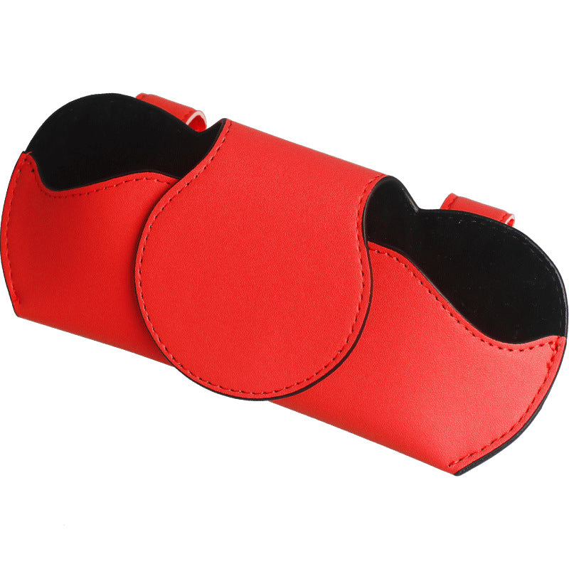 Organized car interior with sunglasses holder