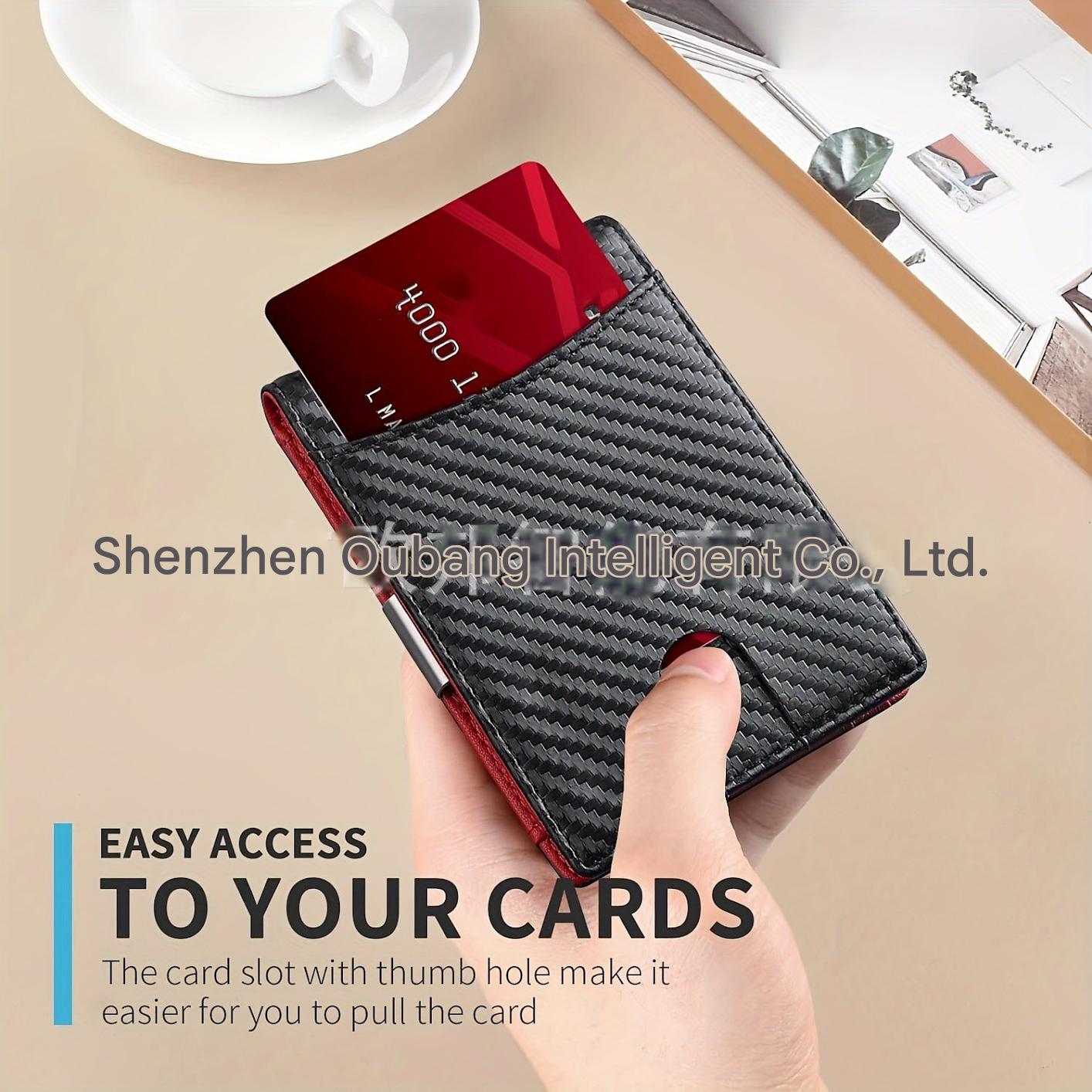 Slim carbon fiber wallet image 2