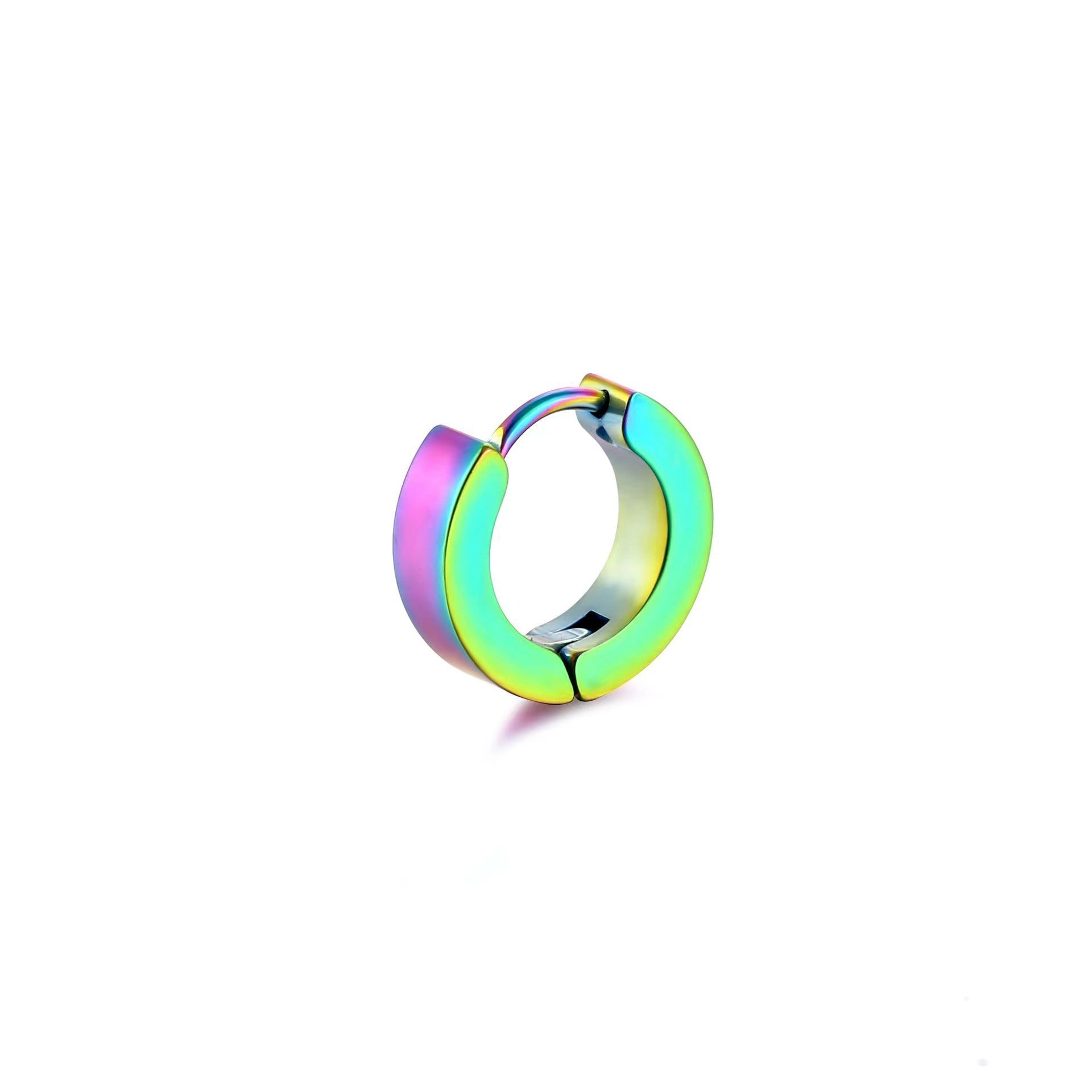 Durable and trendy titanium steel earrings