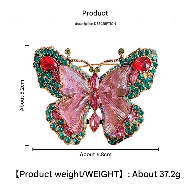 Stylish butterfly pin for winter fashion