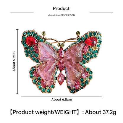 Stylish butterfly pin for winter fashion