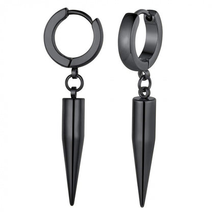 comfortable wear titanium earrings image 10