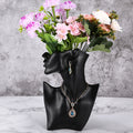 Large Black Vase Side Profile (Flowers Not Included) (Pack of 1)