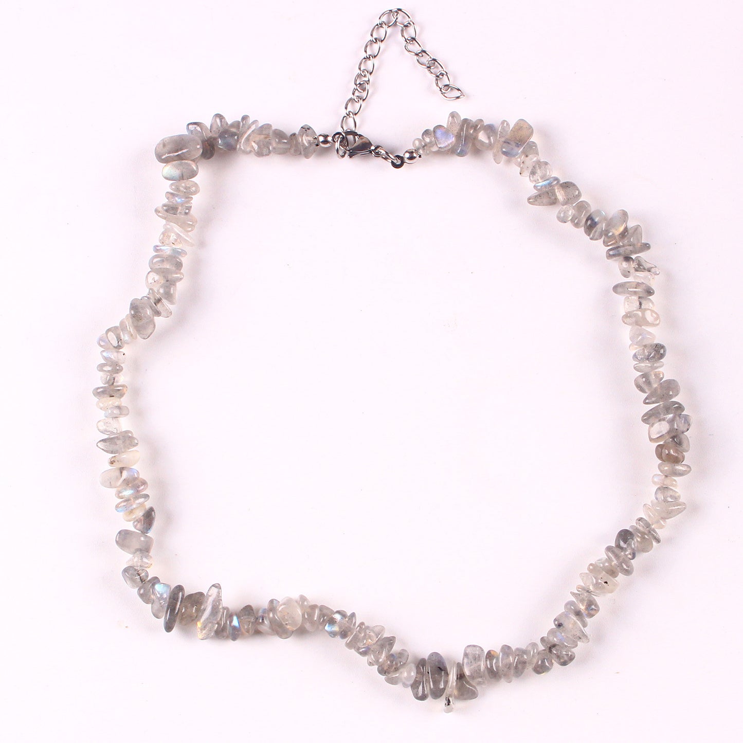 Colorful irregular beads necklace image 2