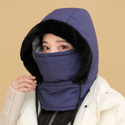 Black windproof ski mask