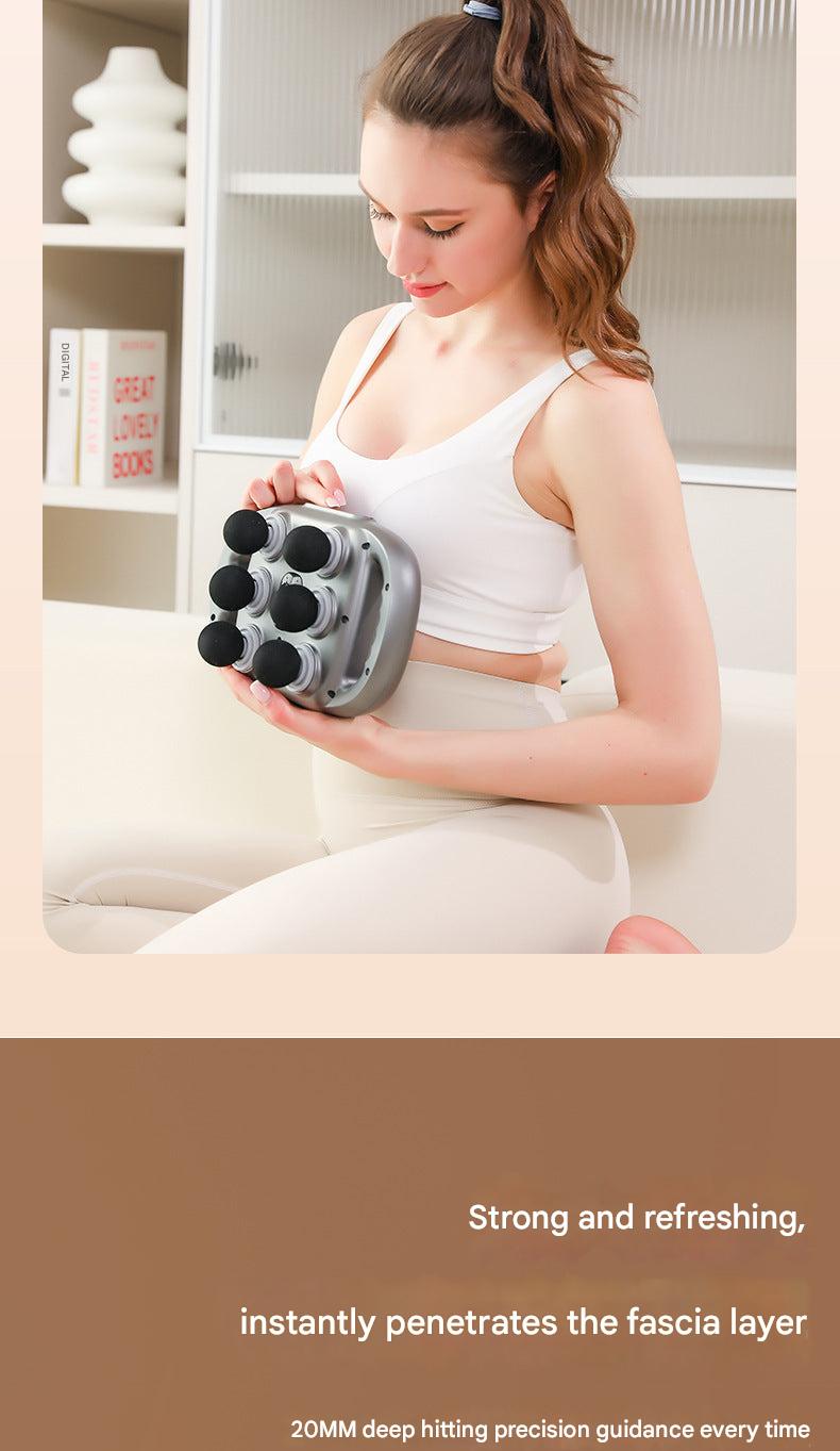 Interchangeable heads for muscle relief