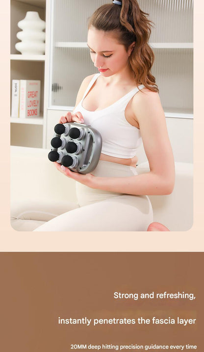 Interchangeable heads for muscle relief