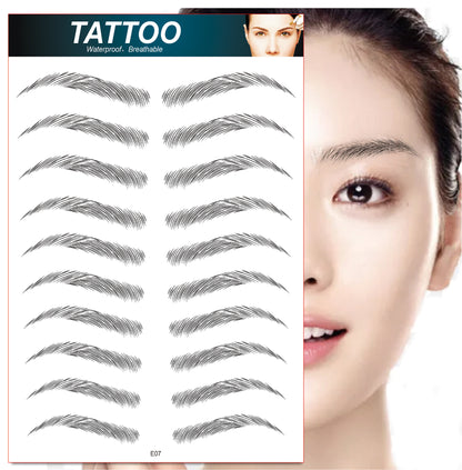Waterproof Eyebrow Stickers - Image 2