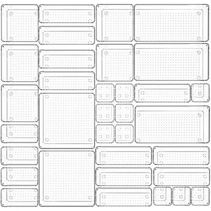 Organizing storage box with dividers