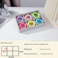 Gray Small 6 Compartments (Pack of 1)