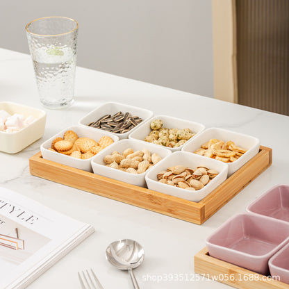 Elegant serving plate for nuts and sweets