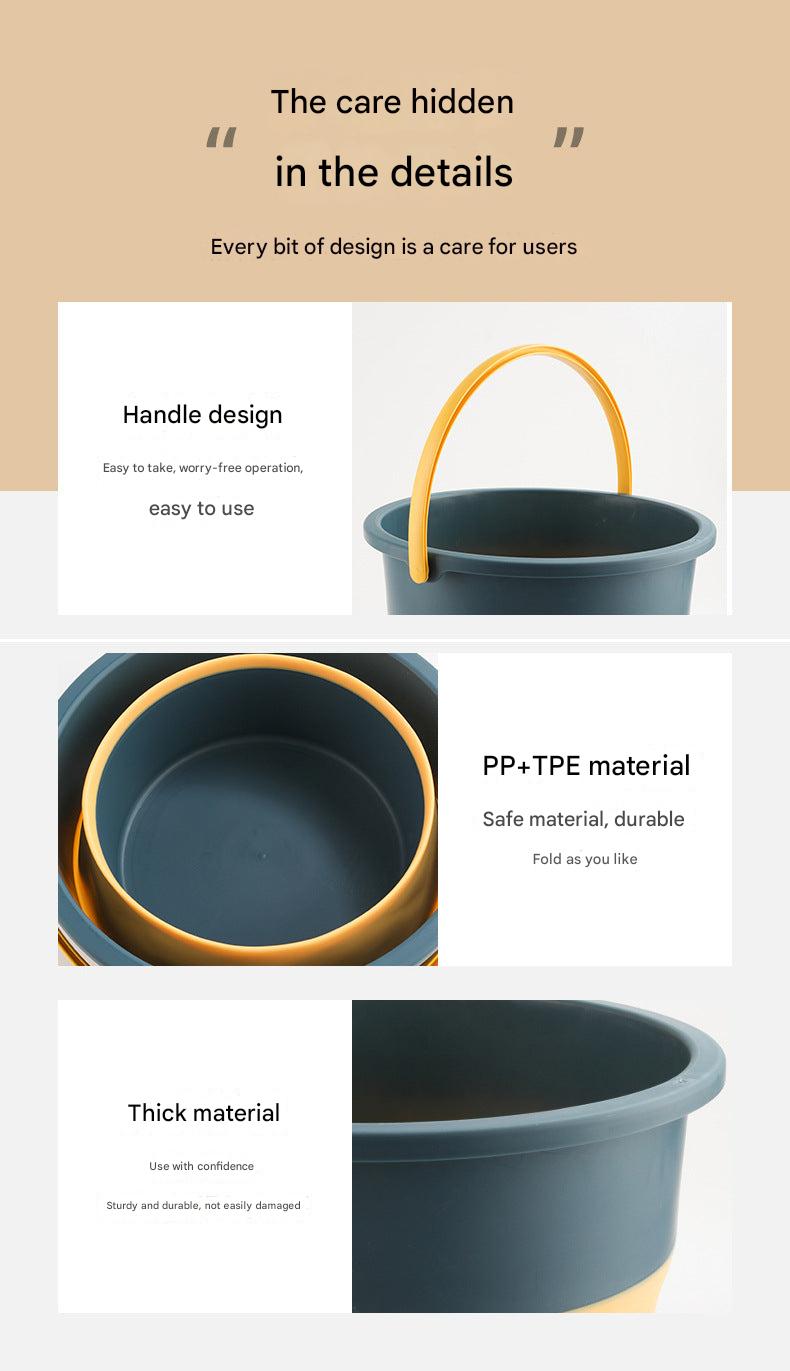Foldable Fishing Bucket Green