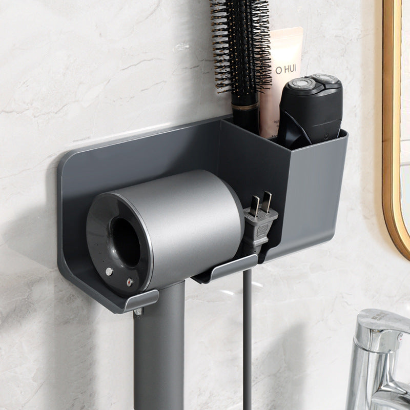 No drilling hair dryer rack