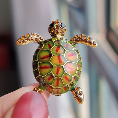 Unique turtle brooch gift idea image 7