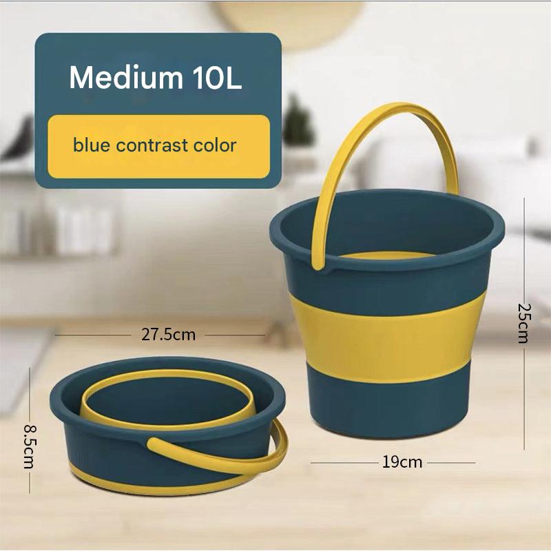 Foldable Fishing Bucket Blue