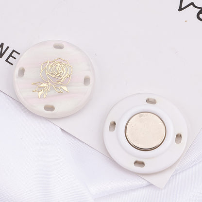 Invisible button for coats and bags