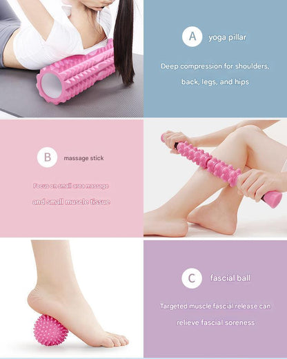 Foam Roller Muscle Relaxer storage