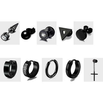 modern stainless steel ear accessories