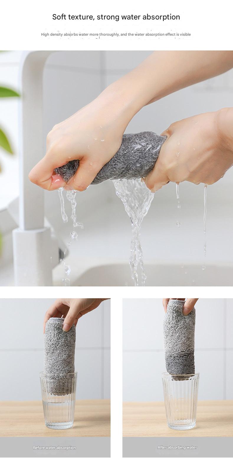 Bamboo charcoal cleaning cloth image 8