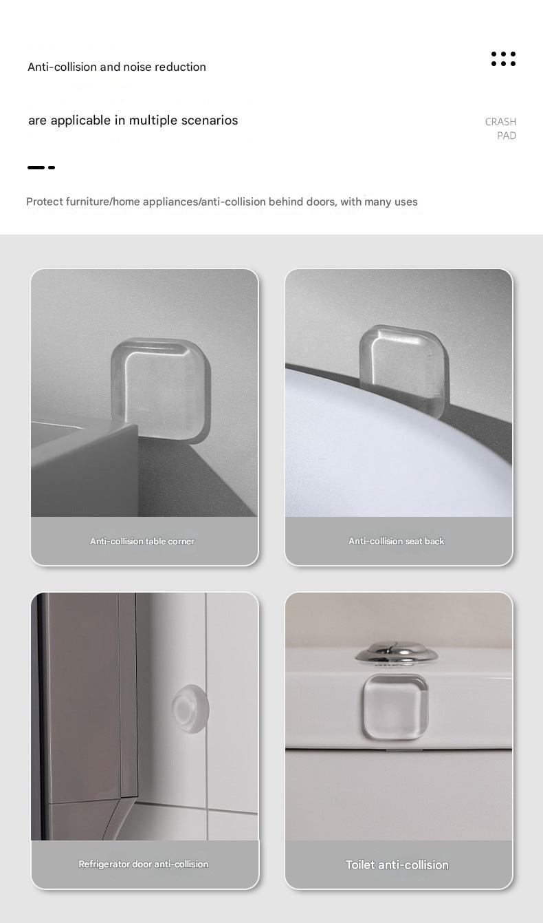 Transparent self-adhesive door handle bumper 2