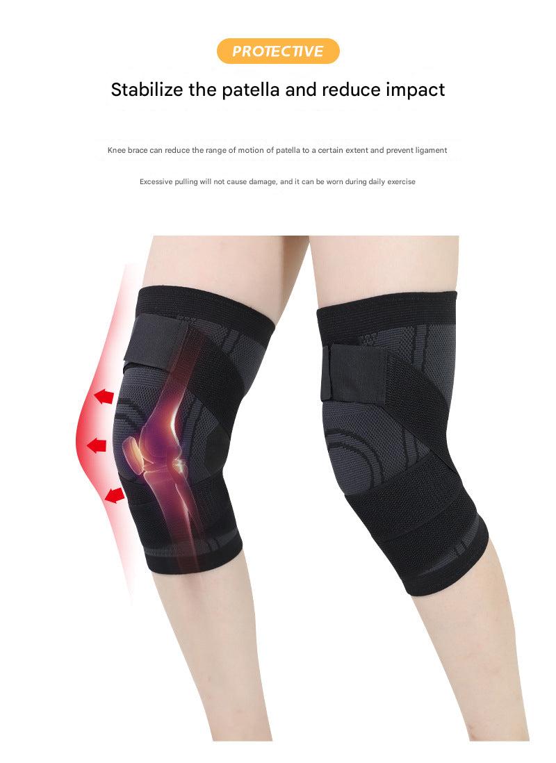 Breathable knee guard in light green