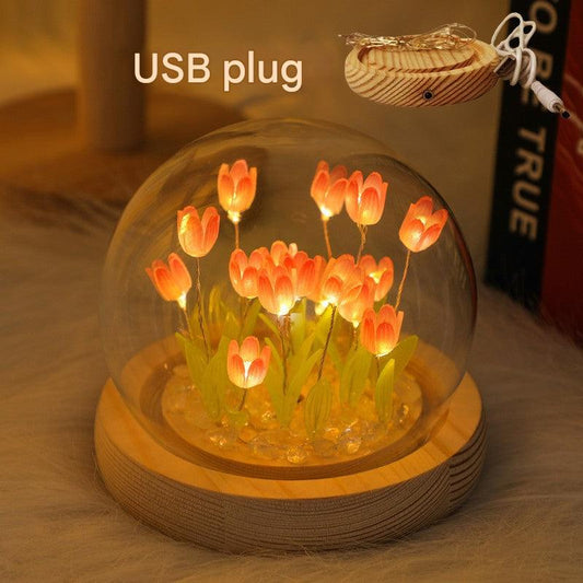 DIY project lamp with tulip design image 3