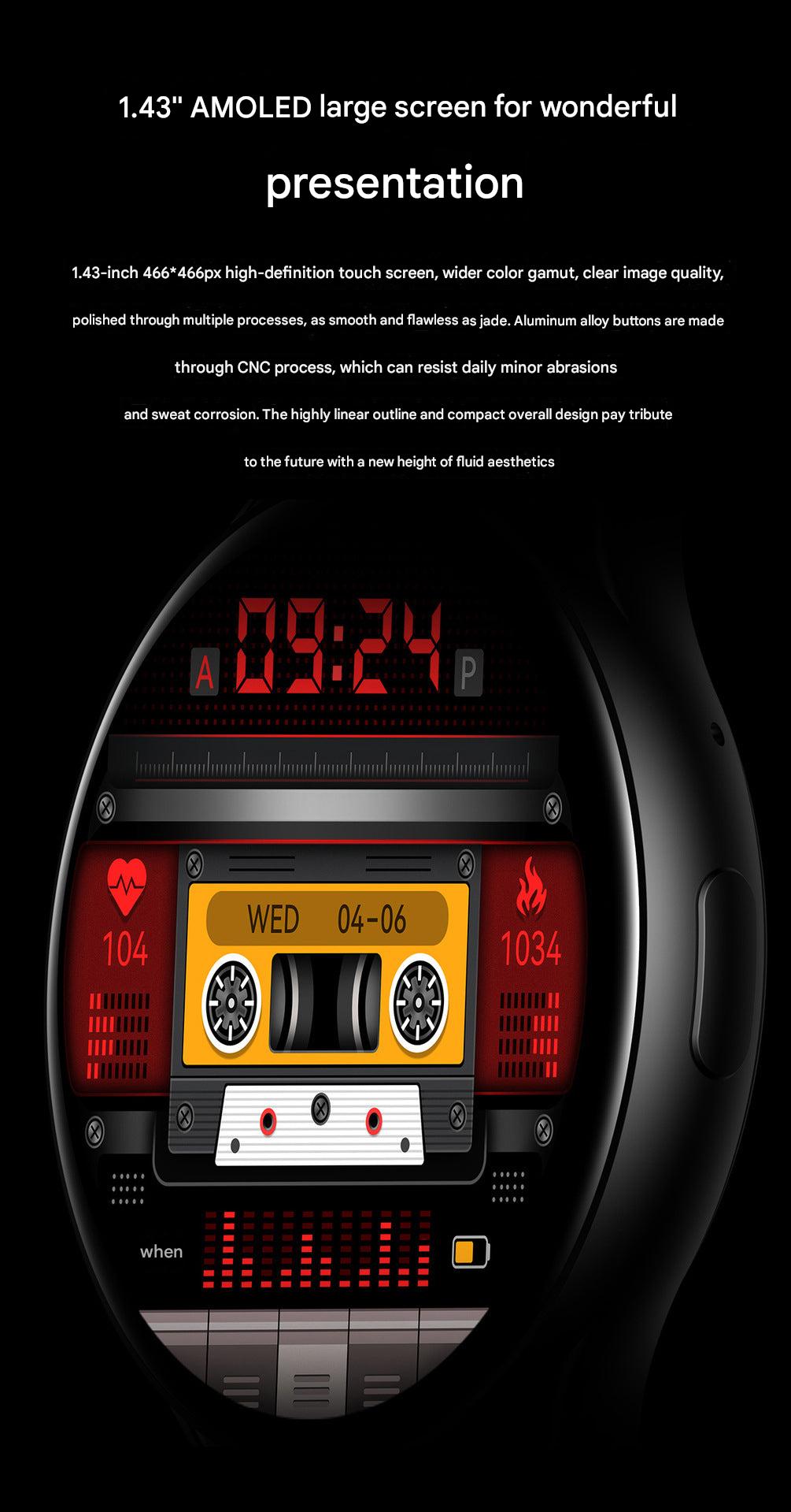HK89 Smartwatch AMOLED Display