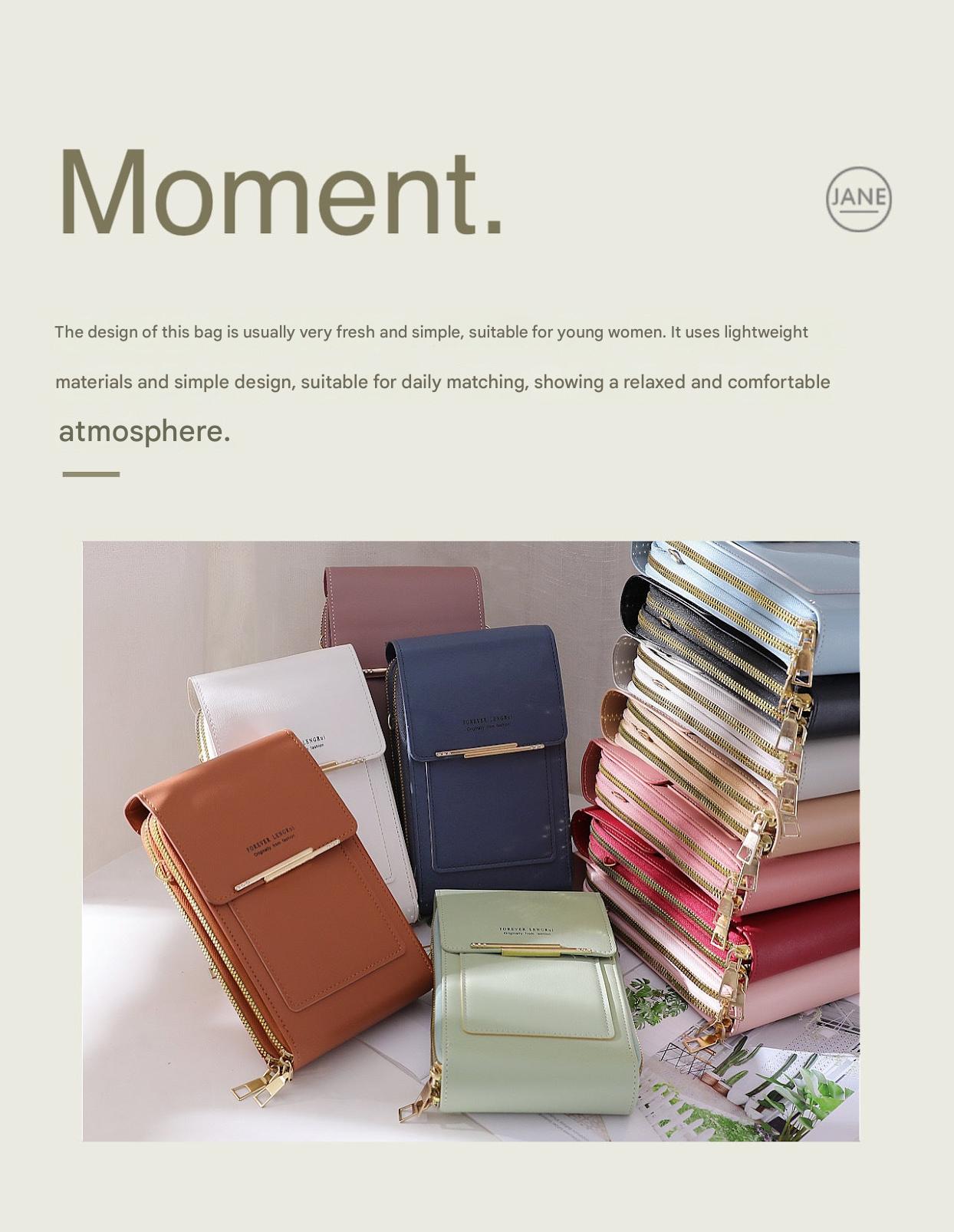 Dark pink chic bag for women