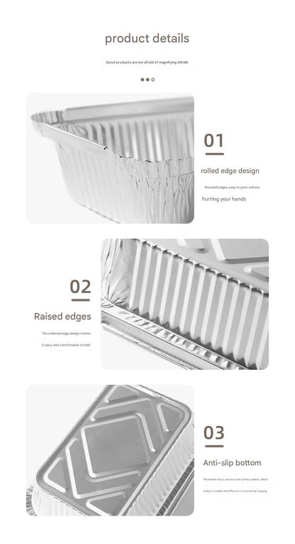 disposable aluminum trays for takeaway