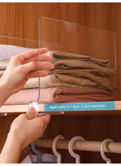 Transparent acrylic shelf organizer image 3