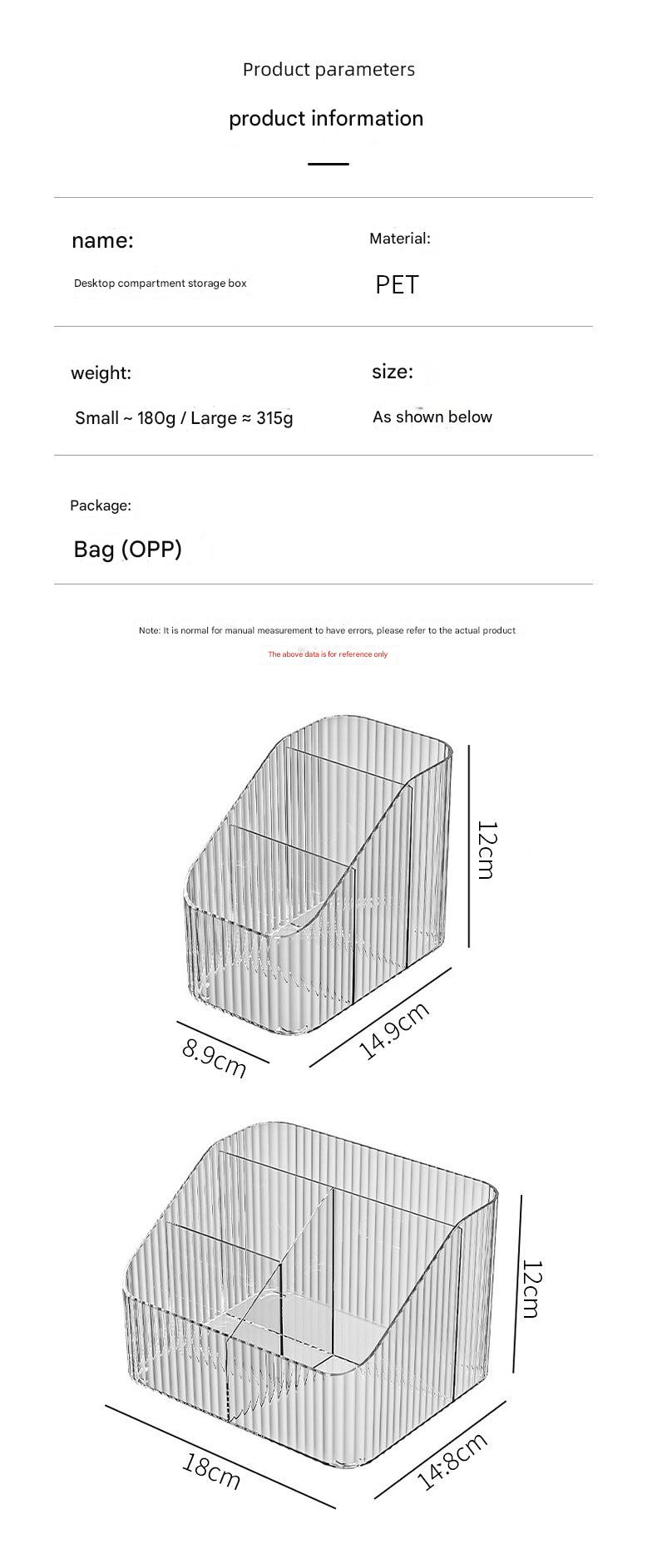 Elegant acrylic makeup organizer on a desk