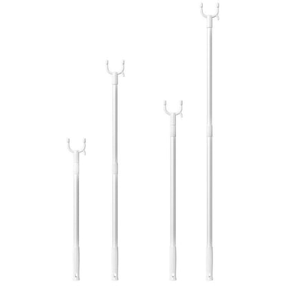 Lightweight aluminum clothes rack image 8