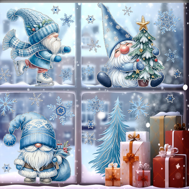 Christmas Santa decoration sticker image 5