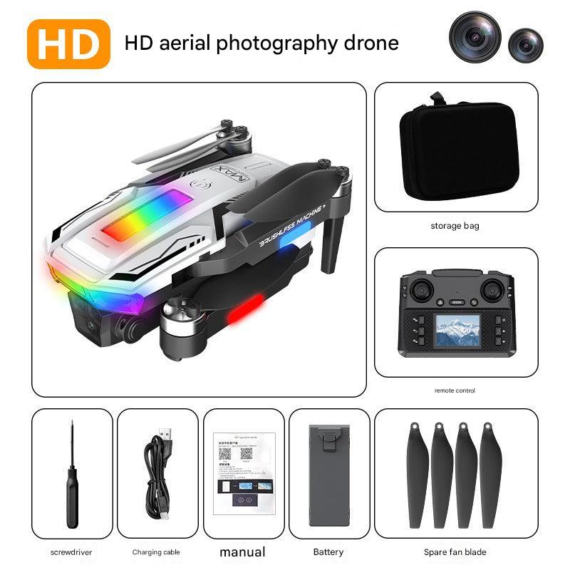 High-definition drone with built-in screen
