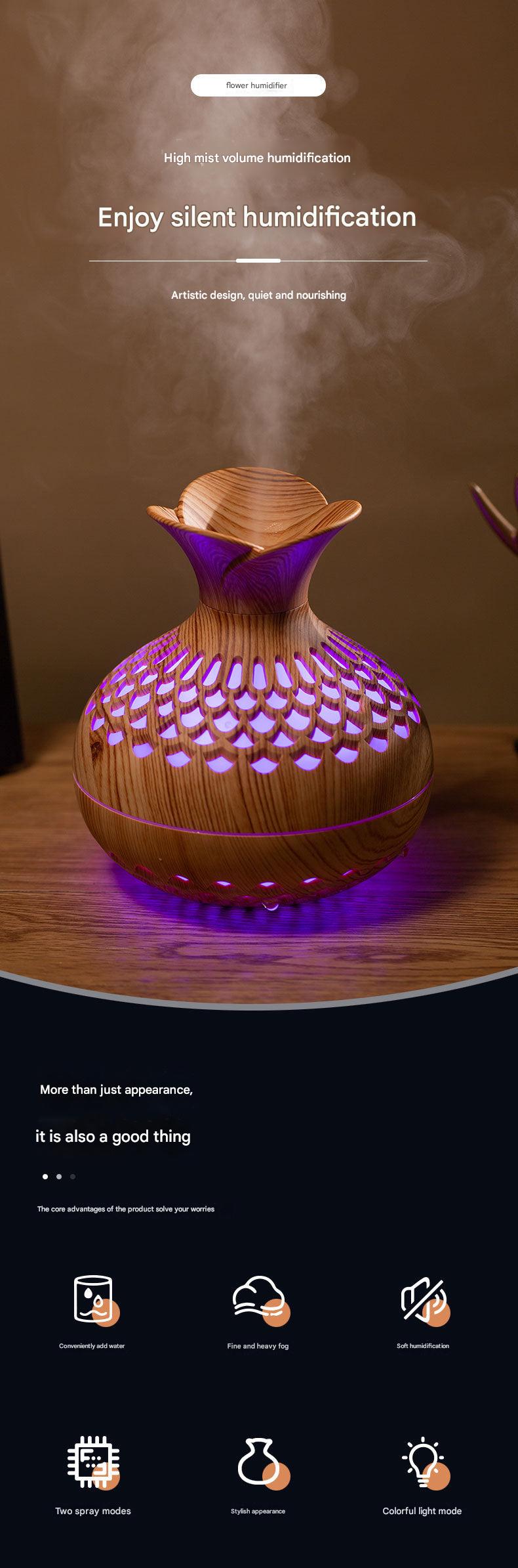 HoliHey wood grain humidifier image 4