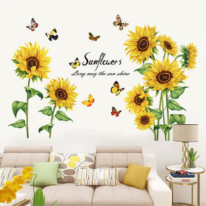Sunflower wall sticker image 3