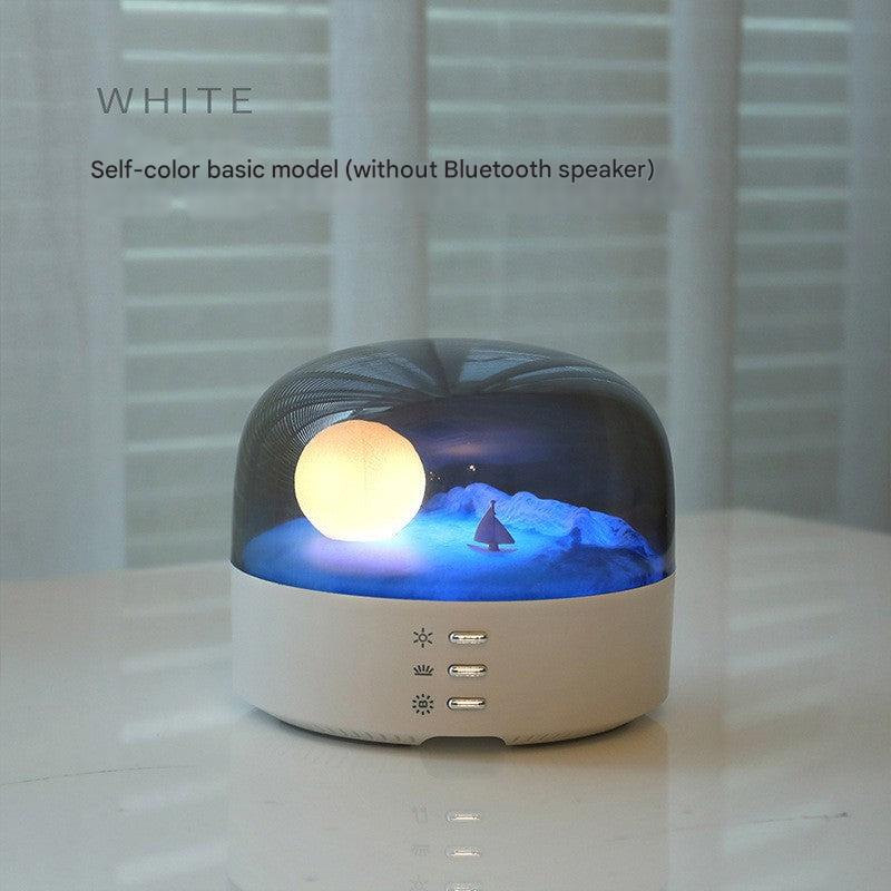Moonlight speaker with geometric design