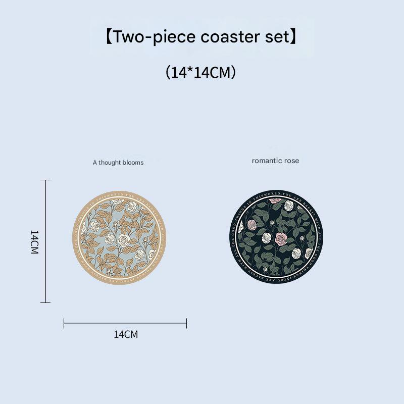 Waterproof round dining table mat