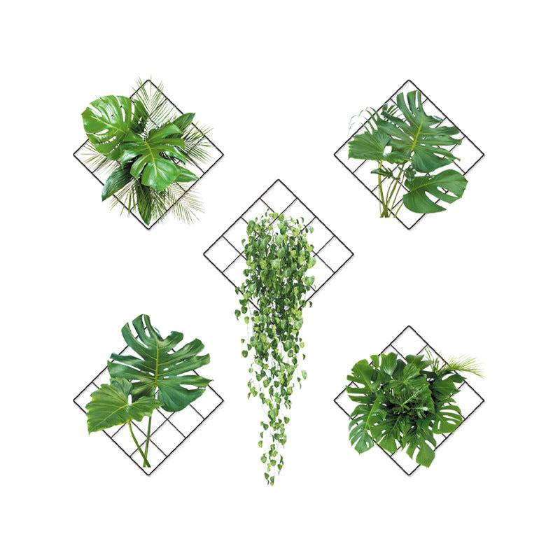 stylish indoor plant decor with hanging basket