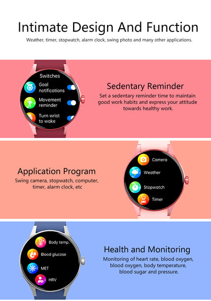 Smart fitness watch with music playback feature