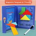 Color Set 18 - Magnetic Tangram T-Puzzle (Pack of 1)