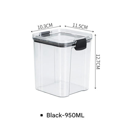 clear plastic kitchen storage container 7