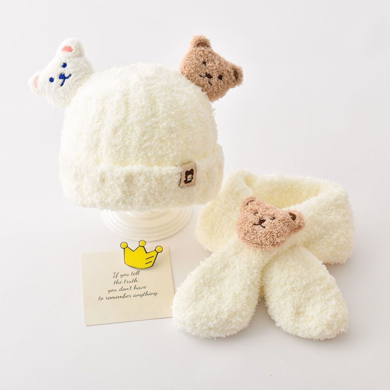 Cozy bear hat for toddlers image 3